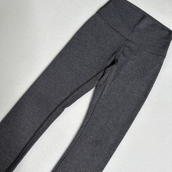 Lululemon Women's 4 Wunder Under Crop (High-Rise) Luxtreme 21" Heathered Black - Picture 1 of 6